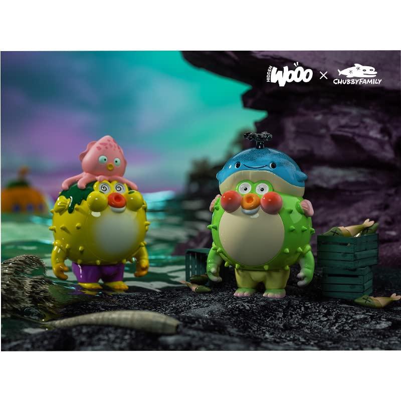 (Hidden Wooo) HIDDEN WOOO x CHUBBY FAMILY CHUBBYPOPO Ocean Series ORIGIN VER. PVC Trading Figure, Box of 9