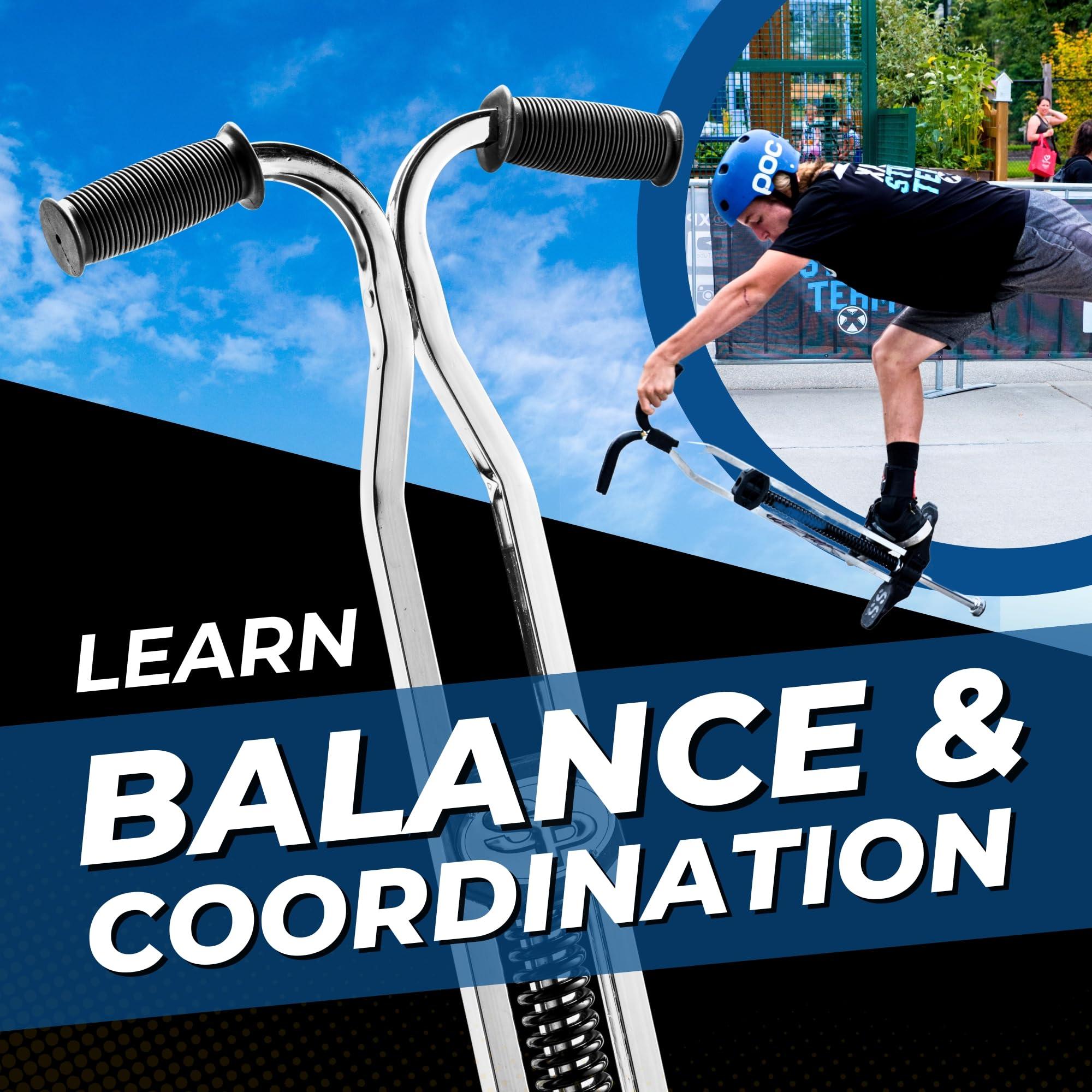 Flybar Flybar Super Pogo Pogo Stick for Kids and Adults 14 & Up Heavy Duty for Weights 120-210 Lbs