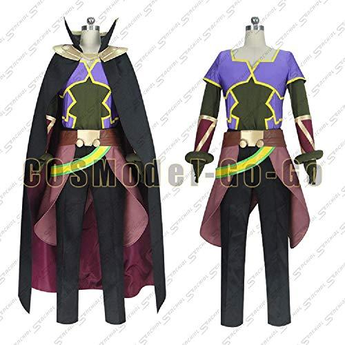 QILONG Isekai Maou to Shoukan Shoujo no Dorei Majutsu Diablo Cosplay Costume2959 (Male L)