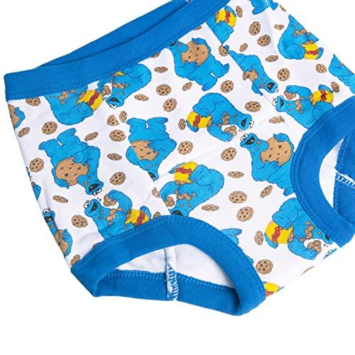 Sesame Street Sesame Street Unisex Baby With Elmo, Cookie Monster And Big Bird Includes Stickers Success Chart Sizes 18m, 2t, 3t, 4t Potty Training Pants Multipack, 7-pack Training Pant_a, 3T US