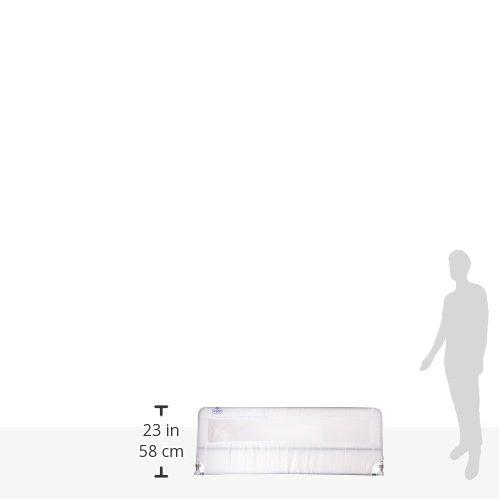 Regalo Regalo Hideaway 54-Inch Extra Long Bed Rail Guard, with Reinforced Anchor Safety System