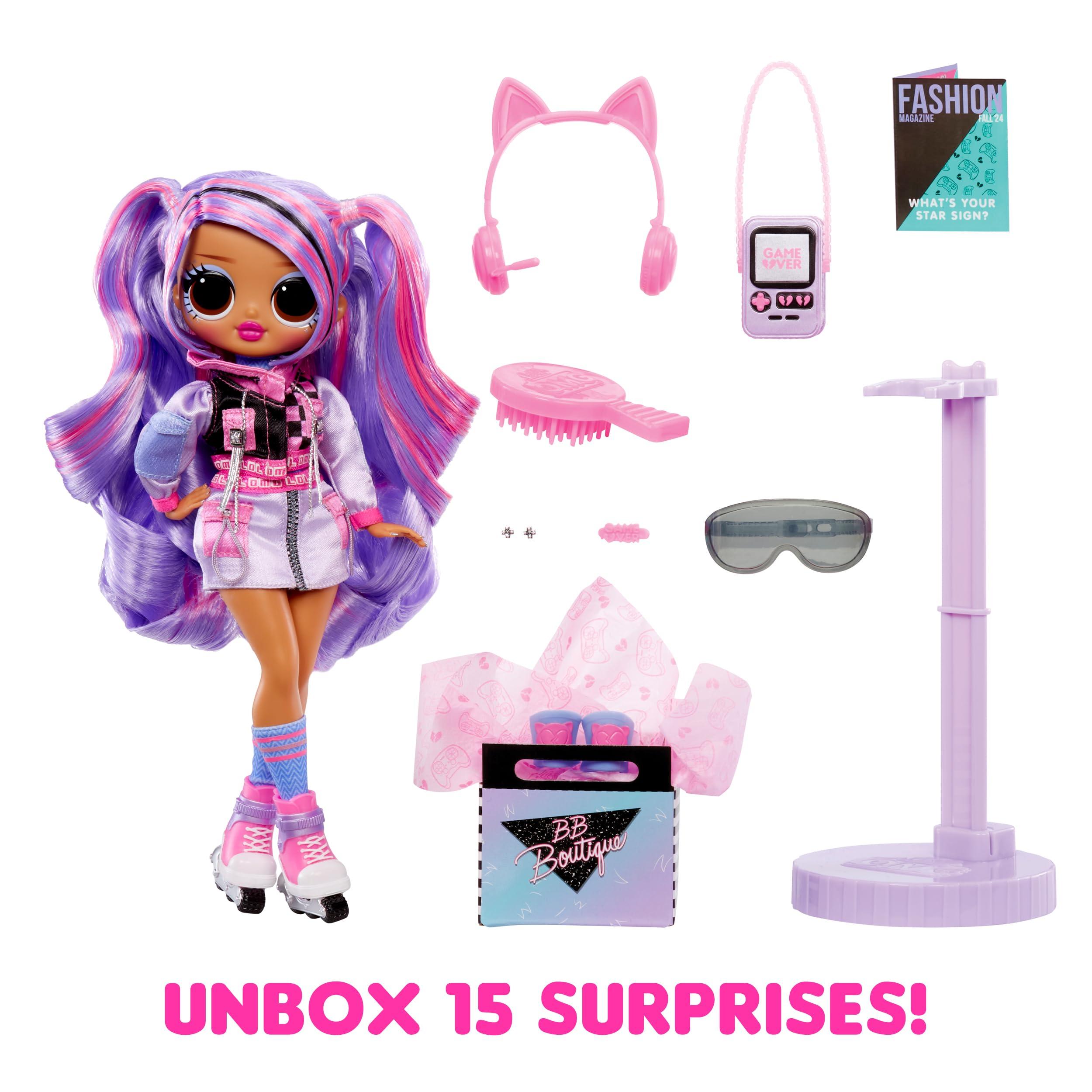 L.O.L. Surprise! LOL Surprise OMG Ace Fashion Doll with 15 Surprises Including Gaming Themed Fashions and Accessories Great Gift for Kids Ages 4+