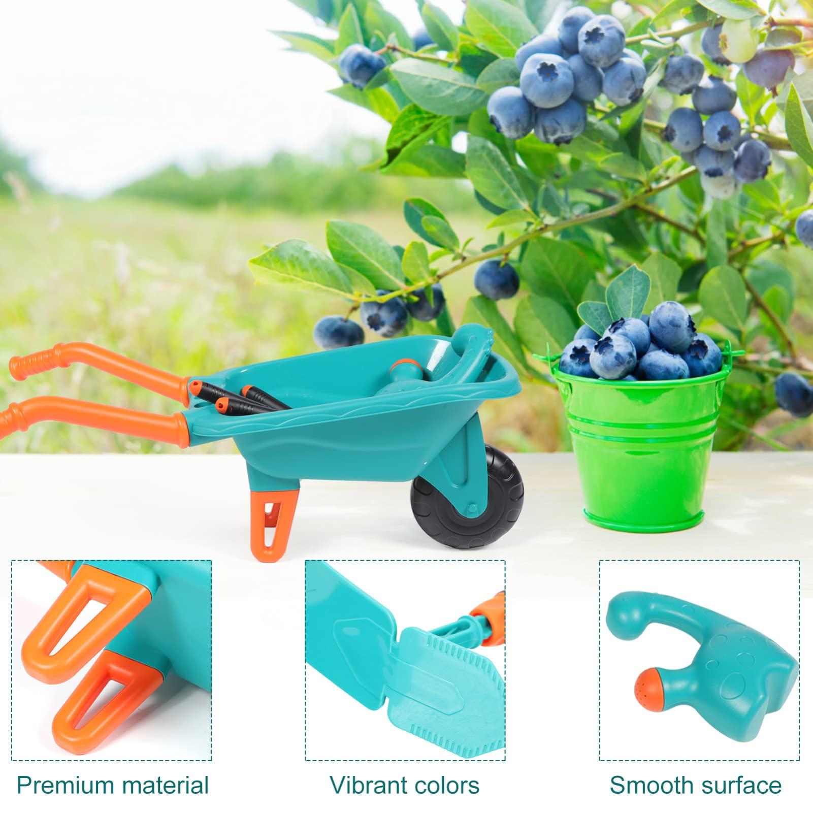 TOYANDONA TOYANDONA 1 Set Children\'s Toy Set Portable Watering Can Garden Planting Toys Sandbox Shovels Kids Hand Garden Tools Beach Sandbox Toy Kids Wheelbarrow Toddler Small Plastic Play Sand Set