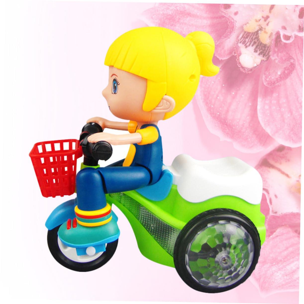 Hemoton HEMOTON Toy Tricycle for Boys and Girls Stunt and Intelligent Led Lights Easy to Install Random Color Toddler Bike