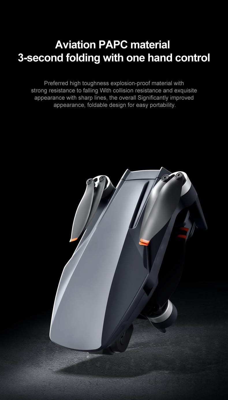 ISPEKTRUM FireFly Faith Mini Drone 4K Dual Camera, 3-Axis Gimbal, 27 Minutes Fight Time, 3KM Flying Range, Advanced Auto Return, Trajectory Flight, Smart Hover