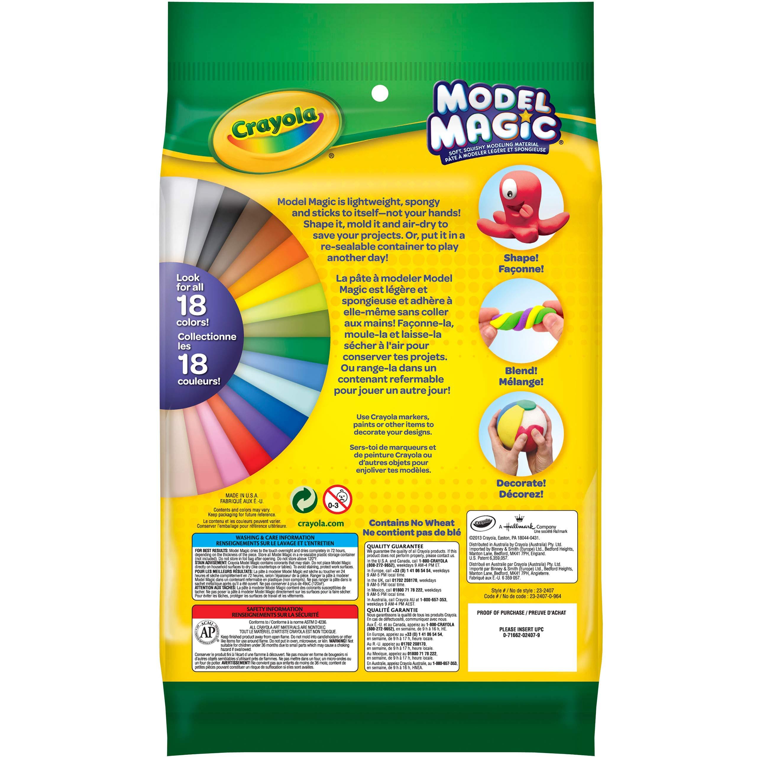 Crayola Crayola Model Magic Craft Pack, Modeling Clay Alternative, 7oz (232407)