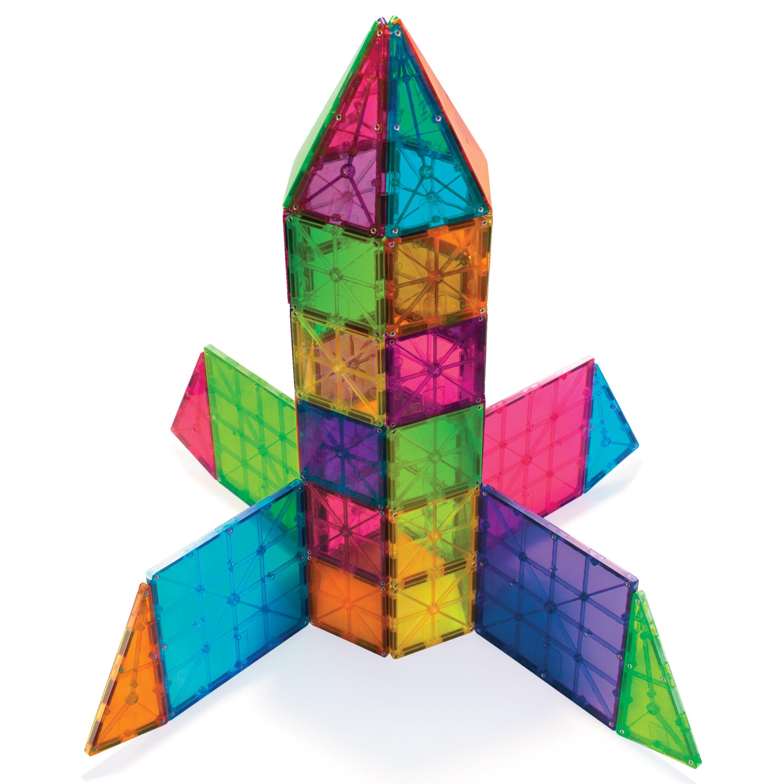 Magna Tiles MAGNA-TILES Classic 100-Piece Magnetic Construction Set, The ORIGINAL Magnetic Building Brand