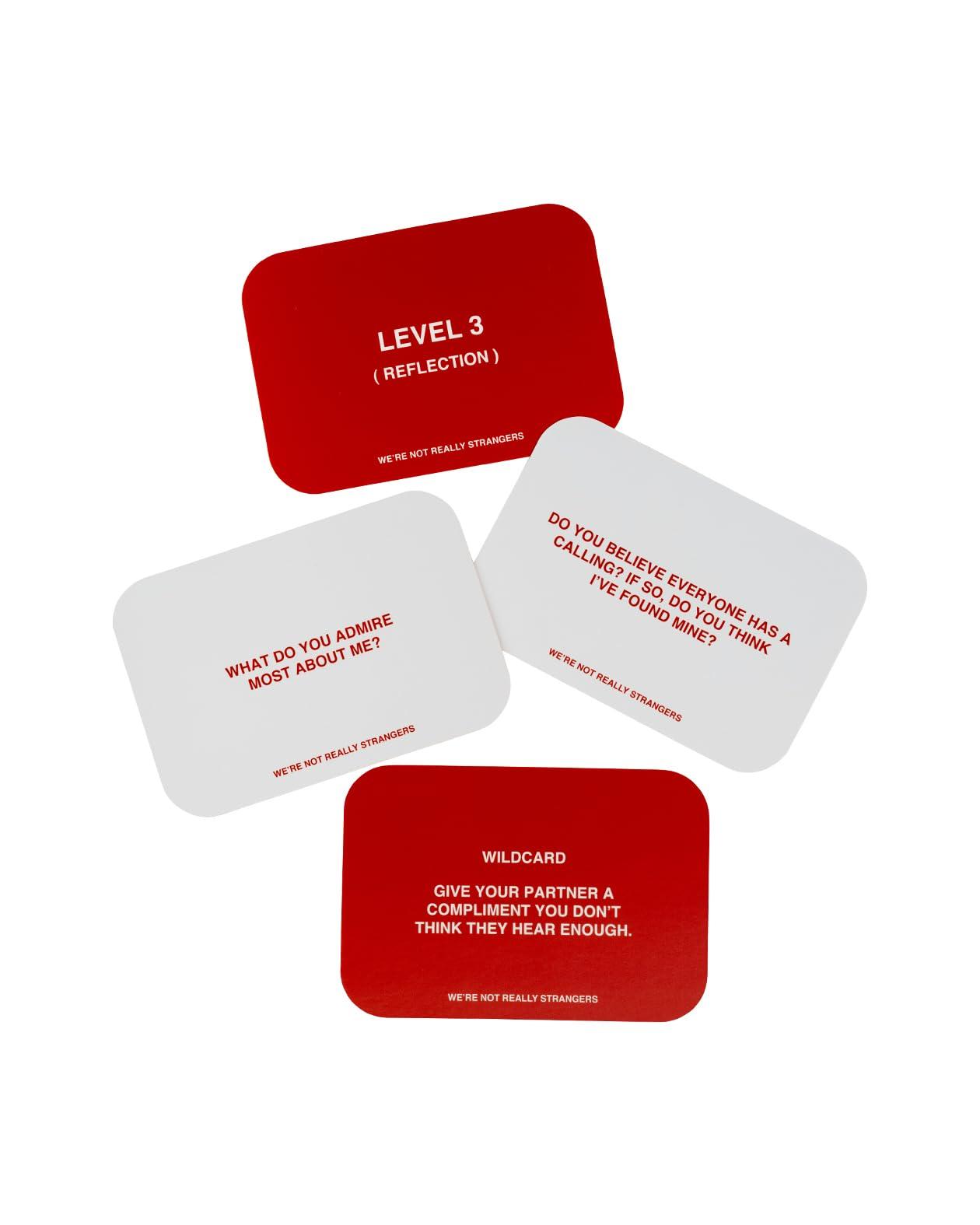 WE'RE NOT REALLY STRANGERS WE\'RE NOT REALLY STRANGERS Card Game - 150 Conversation Cards for Adults, Teens, Couples, & Strangers - Fun Family Party & Icebreaker for Game Night or Date Night, Ages 15+, 2-6 Players