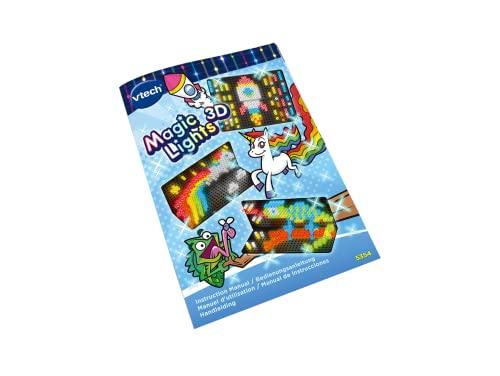 VTech VTech Magic Lights 3D | Peg Art with Lights, Sounds & Animation | 40+ Creative & Educational Designs | Suitable for Boys & Girls 3, 4, 5, 6, 7, 8 + Years, English Version