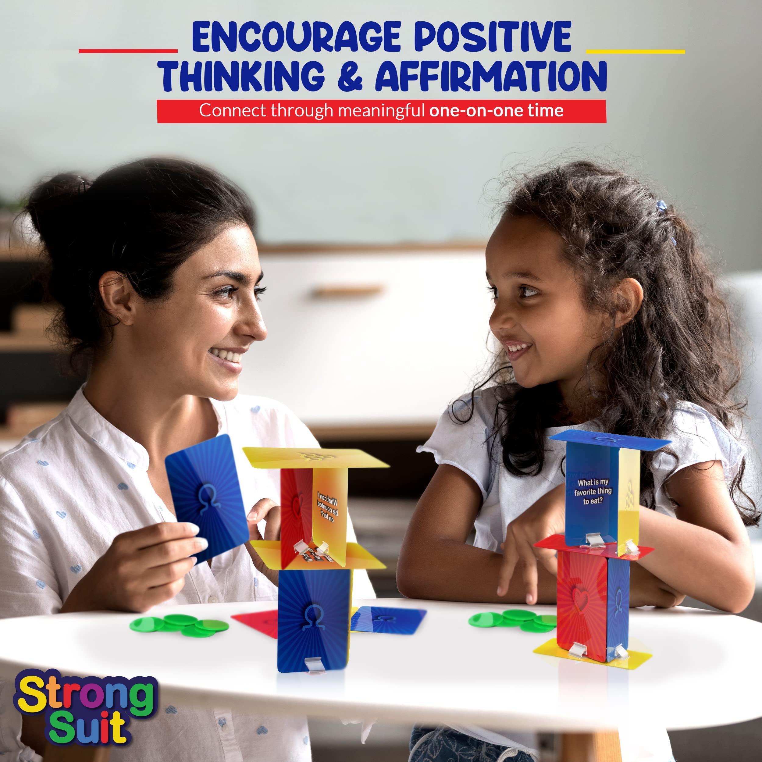 StrongSuit StrongSuit -The Tower of Self Esteem, Therapy Games for Kids & Counseling Games | CBT Play Therapy Tools to Boost Social Skills, Emotion Regulation, Mindfulness - for Therapists, Counselors, Parents