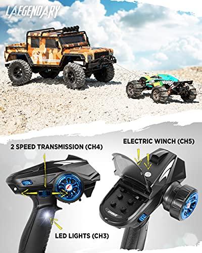 LAEGENDARY RC Crawler 4x4 Offroad Crawler Remote Control Truck