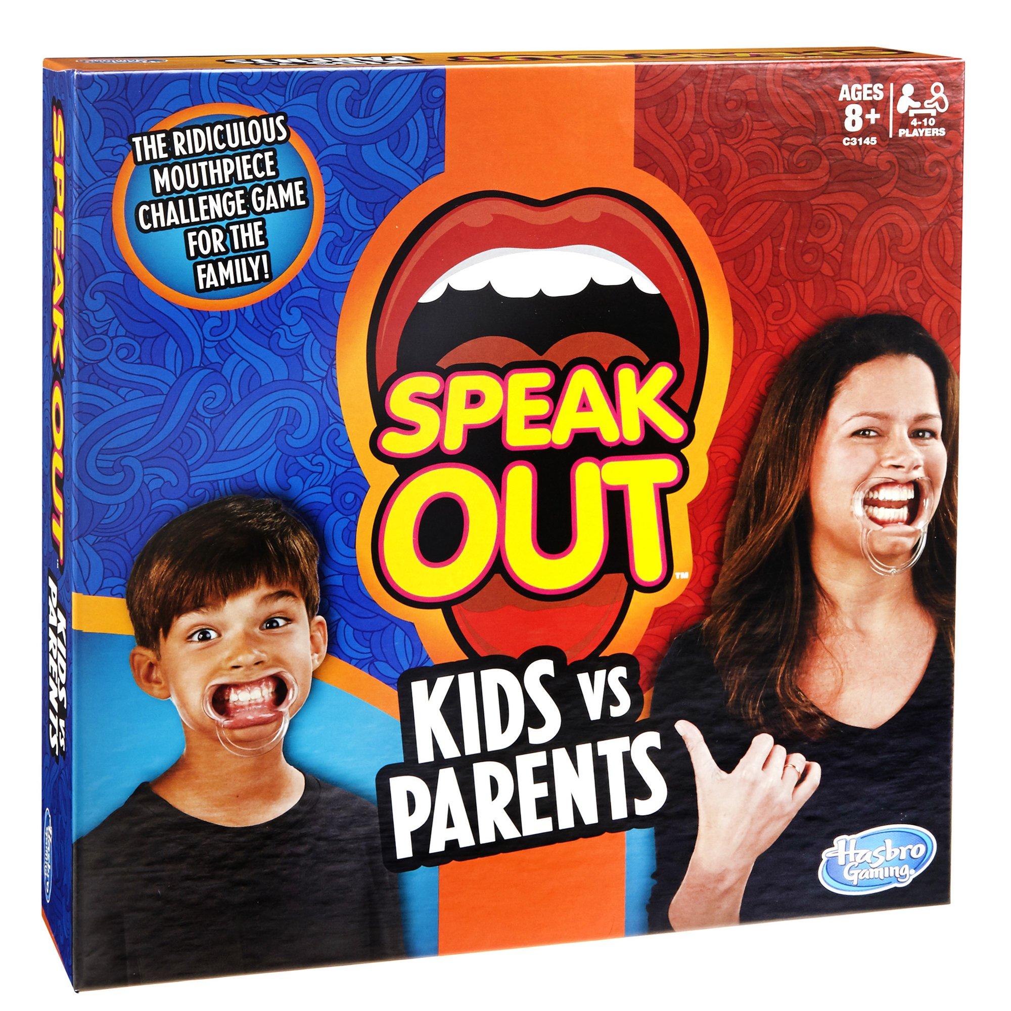 Hasbro Gaming Hasbro Gaming Hasbro Speak Out Kids Vs Parents Game