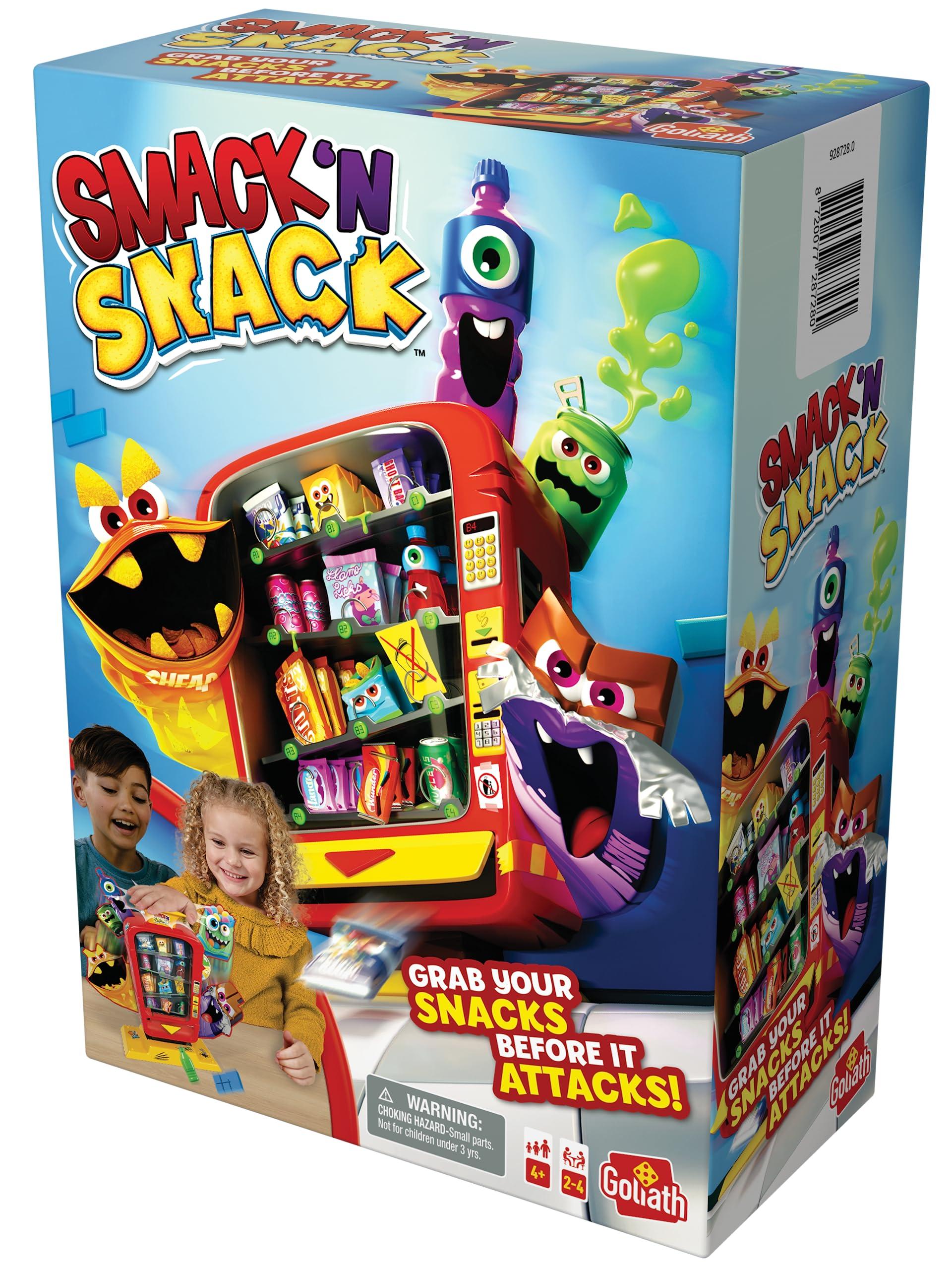Goliath Goliath Smack \'N Snack Game - Collect Snacks from Vending Machine Before Monsters Attack! - Ages 4 and Up, 2-4 Players