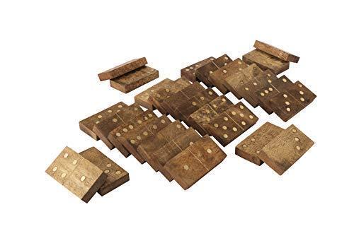 GoCraft GoCraft Handmade Wooden Dominoes Set | Double Six Professional Size Dominoes Set with Decorative Wooden Storage Box