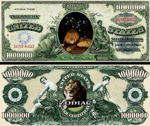 Novelties Wholesale Set of 10 Bills-Leo Million Dollar Bill