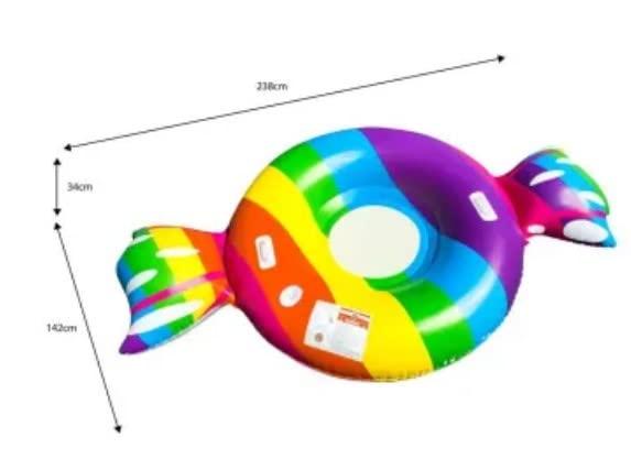 MEMBERS MARK Member's Mark Oversized Inflatable Pool Float (Candy)