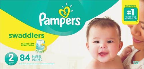 Pampers Pampers Swaddlers Diapers, Size 2, 84 Count