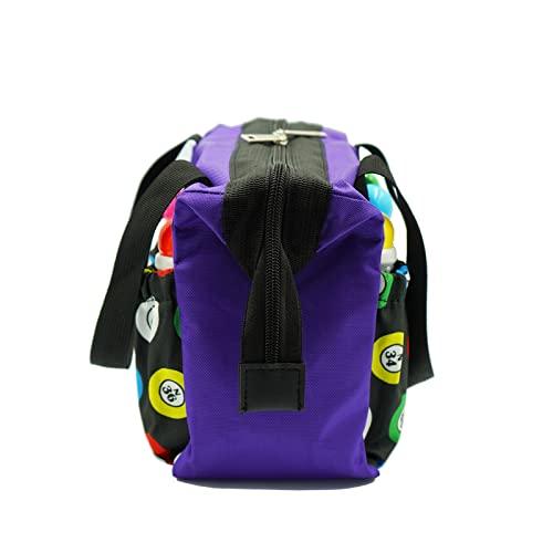 Yuanhe Yuanhe Bingo Dauber Bags with 6 Pockets Purple Bingo Tote Bag