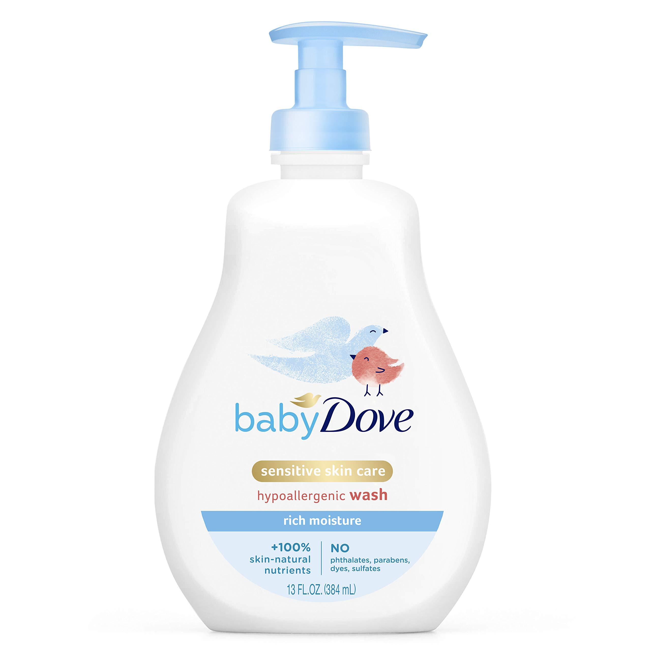 Baby Dove Baby Dove Tip to Toe Baby Wash and Shampoo For Baby's Delicate Skin Rich Moisture, Tear-Free and Hypoallergenic 13 oz
