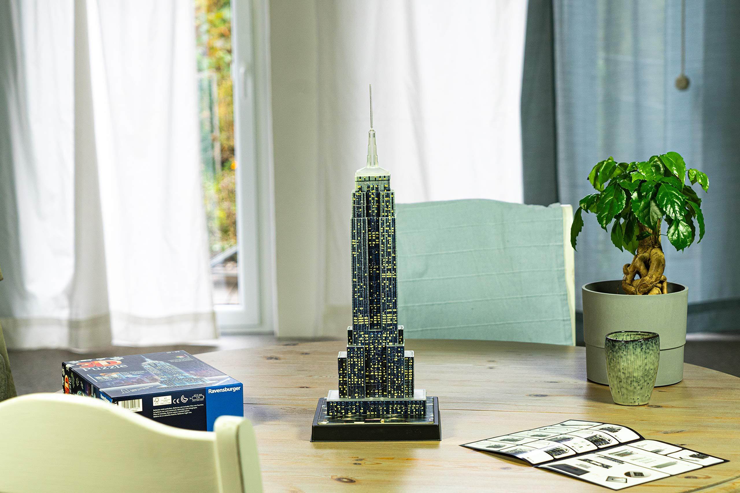 Ravensburger Ravensburger - Chrysler Building 3D Puzzle - Night Edition - 216 Piece 3D Jigsaw Puzzle for Kids and Adults - Easy Click Technology Means Pieces Fit Together Perfectly