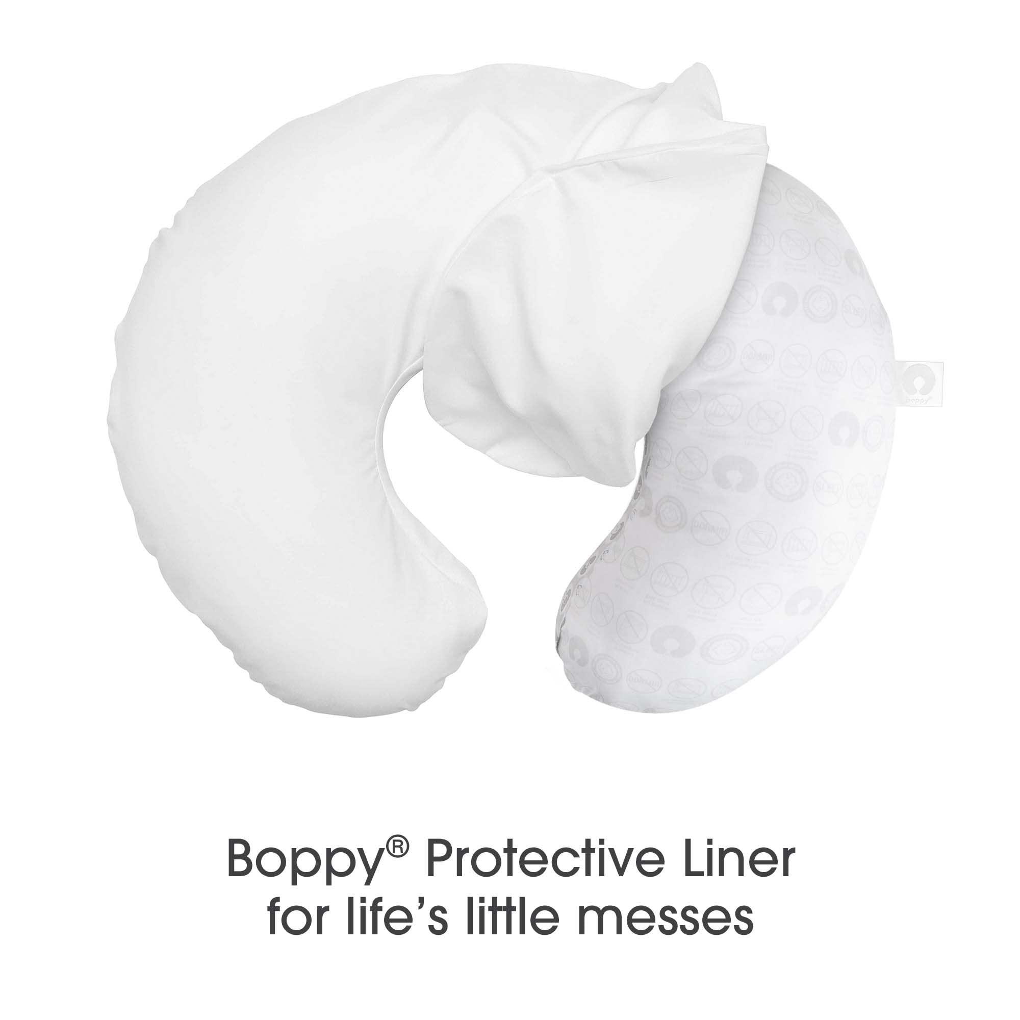 Boppy Boppy Original Nursing Pillow Liner, Bright White, Machine Washable and Wipeable, Extends Time Between Washes, Liner Only