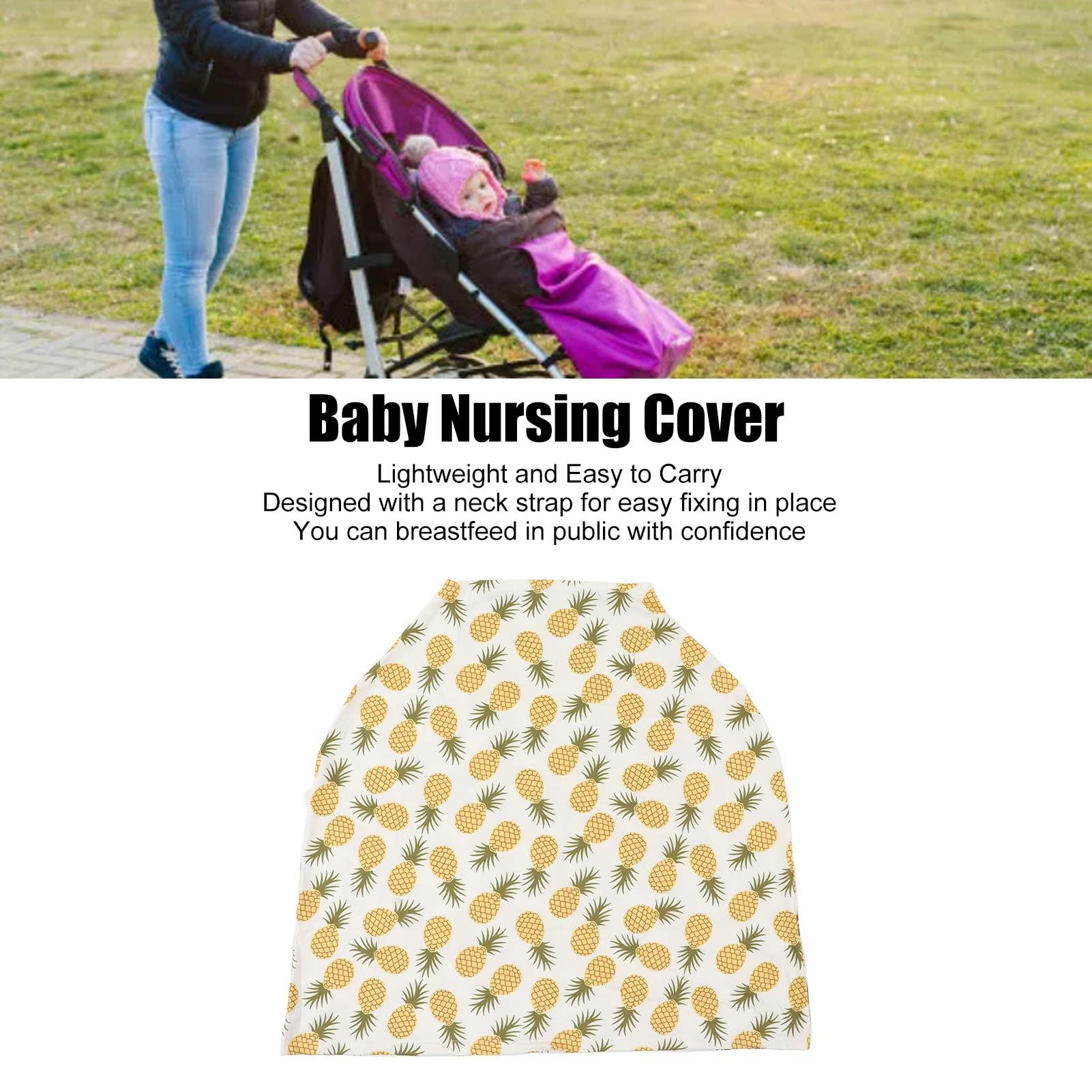 Tissting Nursing Cover for Baby Breastfeeding, Breathable Privacy Nursing Covers Windproof Breastfeeding Coverage Multipurpose Nursing Poncho for Baby Car(#2)