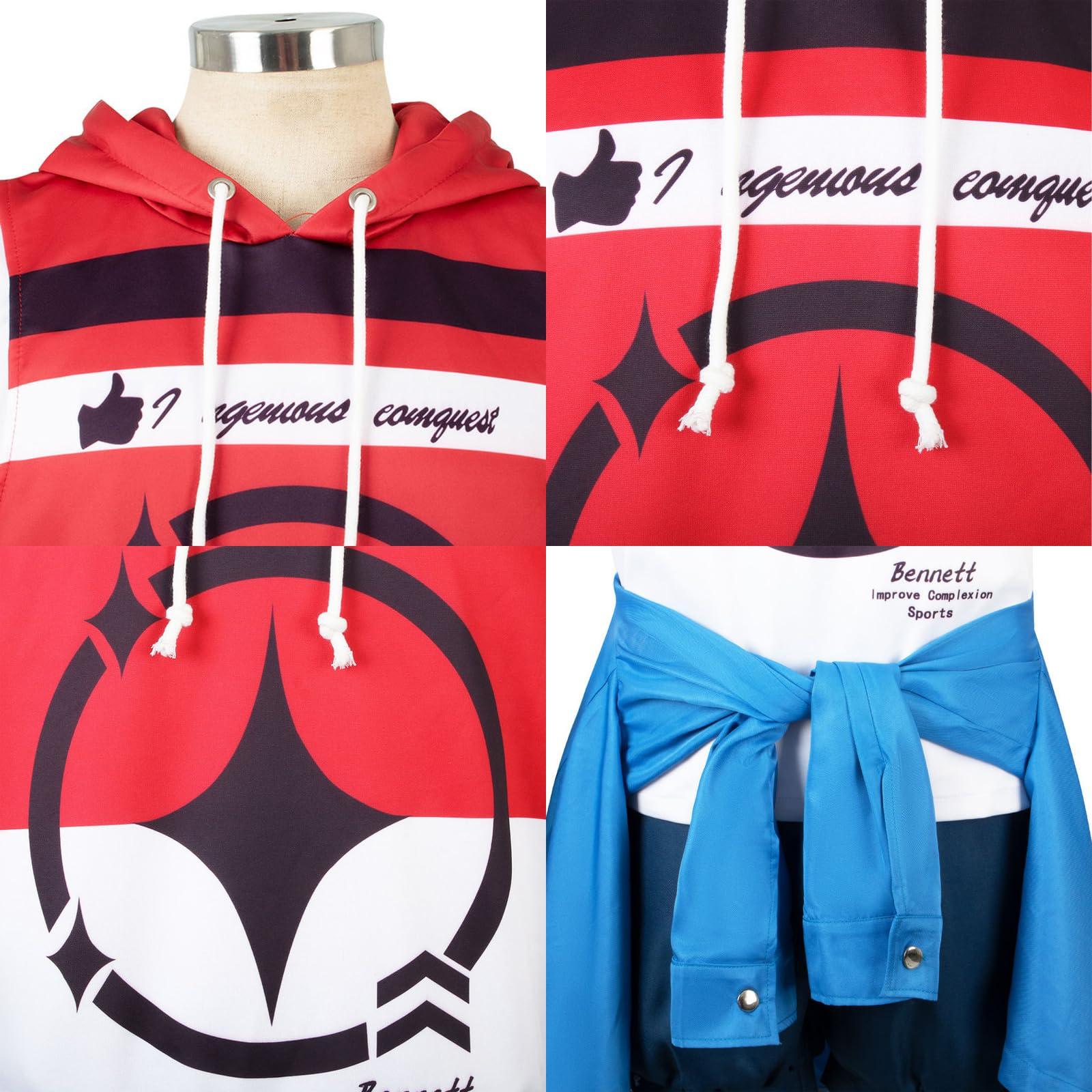 Weixu Weixu Bennett Cosplay Costume Bennett Uniform Game Suit Halloween Carnival Party Outfit M