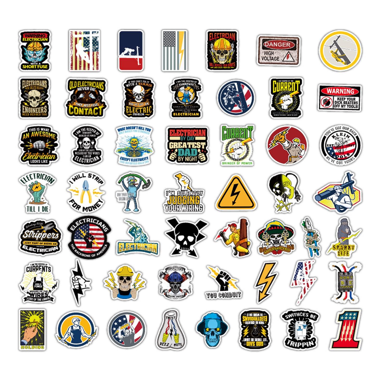 sproerden Sproerden 100 pcs Funny Stickers for Adults, Prank Memo Pack (Dirty) Water Bottle Sticker Pack for Laptop, Work, Toolbox, Helmet, Truck, Computer, Vinyl Waterproof Stickers