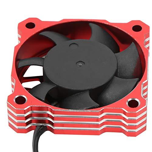 Gavigain Gavigain RC Cooling Fan, 40mm Motor Cooling Fan for RC Cars 16000RPM Brushless ESC Alluminum Motor Cooling Fan High Speed RC Cooling Fan for RC Vehicles (Red)