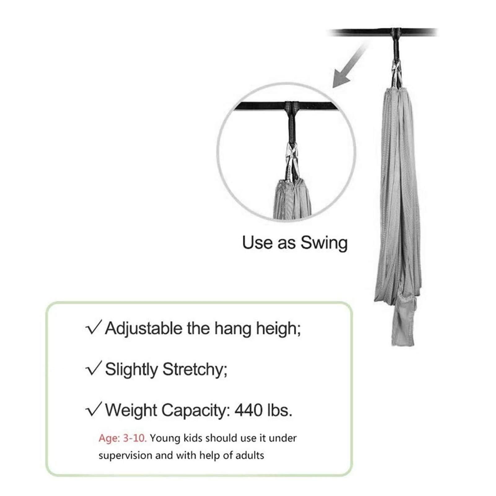 XMSM XMSM Indoor Physical Therapy Swing for Kids with Special Needs, 360 Swivel Hanger Cuddle Hammock Chair for Children with Autism, ADHD, Aspergers Great Sensory Integration