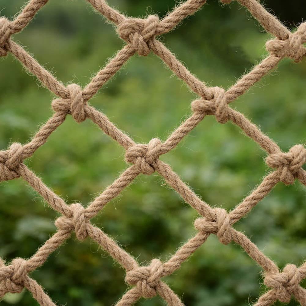 HUJB Outdoor Cargo Net Climbing Net for Swingset,Indoor Climbing Net Ladder, Climbing Toys Cargo Net for Adults Play Sets Playground (Color : 15cm12mm, Size : 1 * 2M)