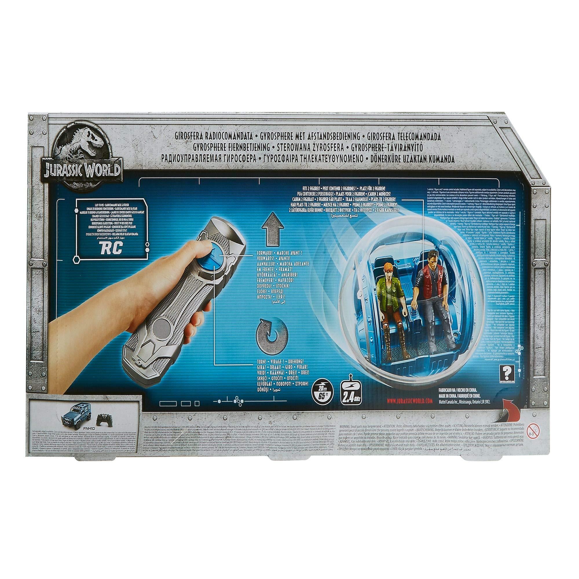 Matchbox JURASSIC WORLD RC VEHICLE Gyrosphere RC