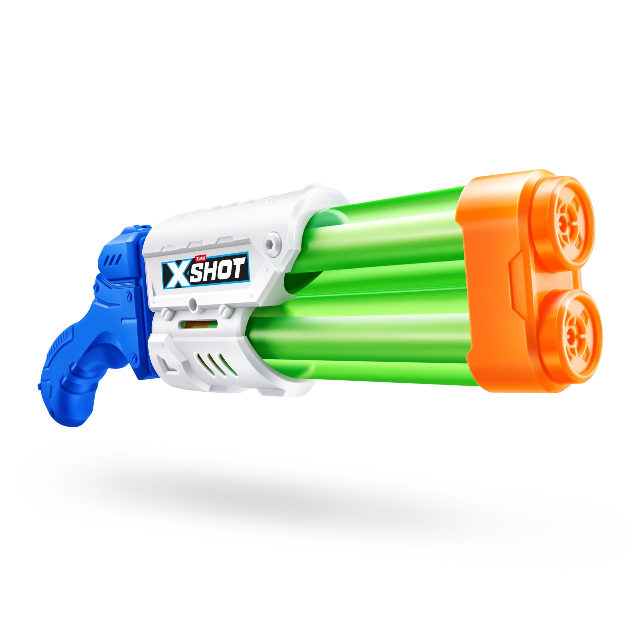 XShot X-Shot Small Dual Stream Water Blaster 2 Pack by ZURU Dual Play Water Toy, Dual Stream Blaster, Water Toy for Children, Teen and Adults