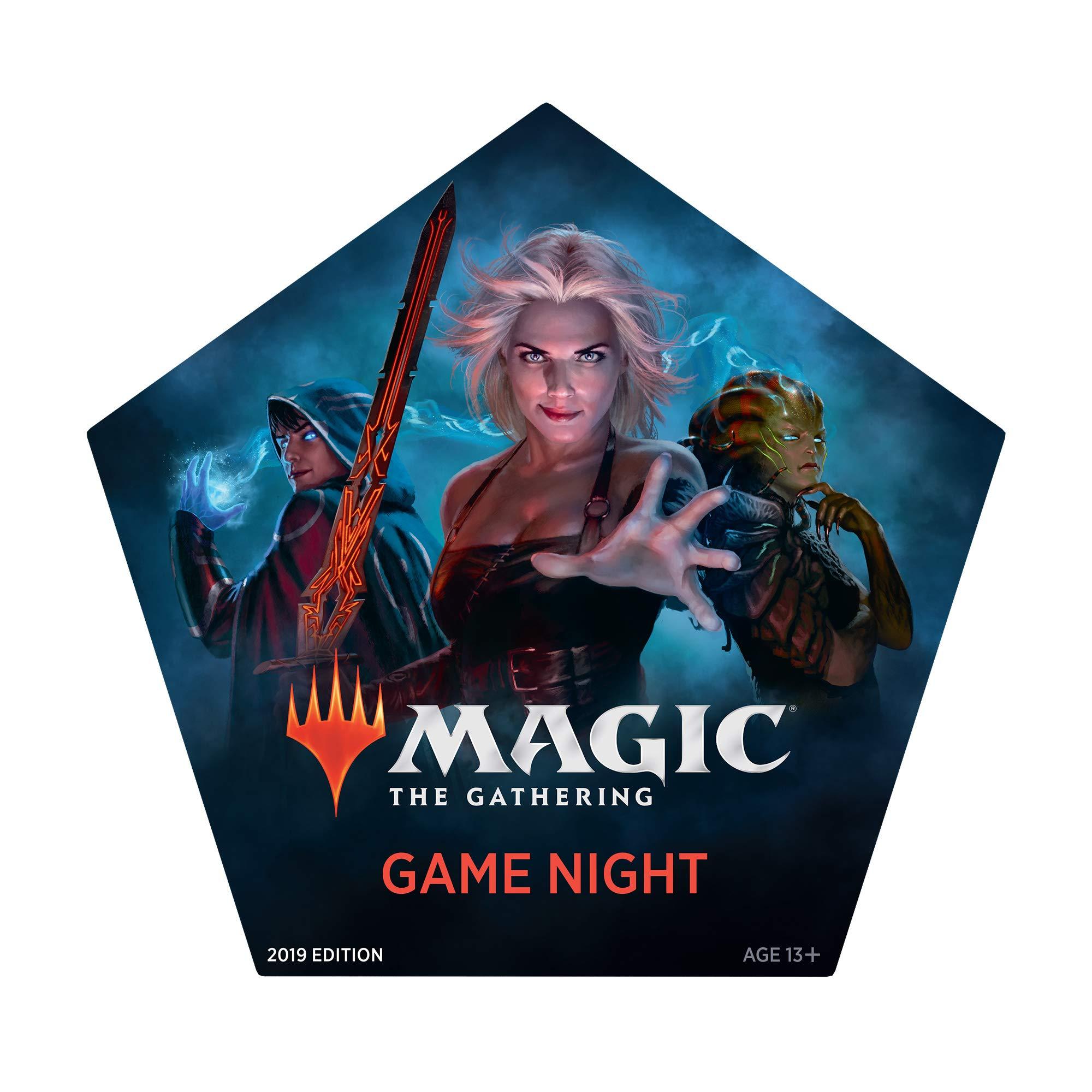 Magic The Gathering Magic: The Gathering Magic Game Night 2019 | Card Game For 2–5 Players | 5 Decks | 5 Dice | Accessories