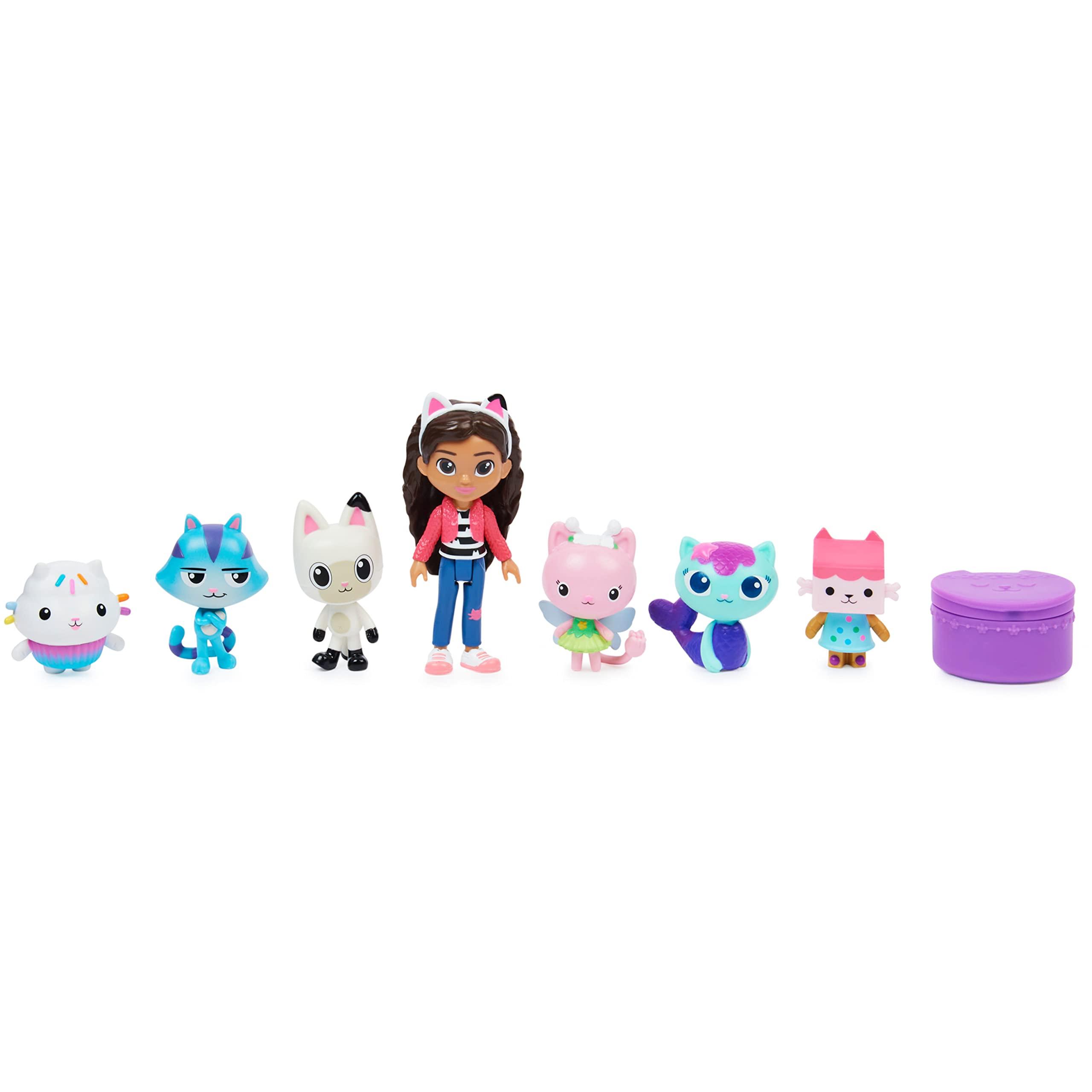 Gabby's Dollhouse Gabby's Dollhouse, Deluxe Figure Gift Set with 7 Toy Figures and Surprise Accessory, Kids Toys for Ages 3 and up