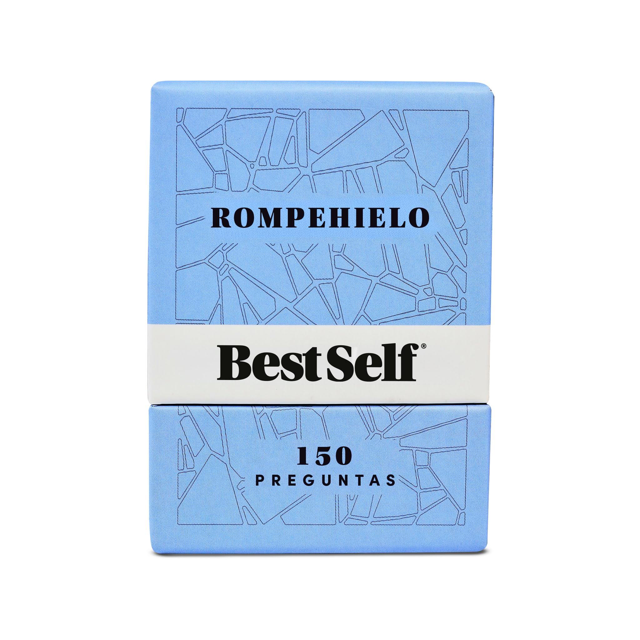 BestSelf Co. BestSelf Rompehielo (Icebreaker Spanish)  150 Prompt Conversation Cards - Ice Breaker Game for Creating Real Conversations, Building Connections - Perfect Playing Cards for Friends, Family, Dates