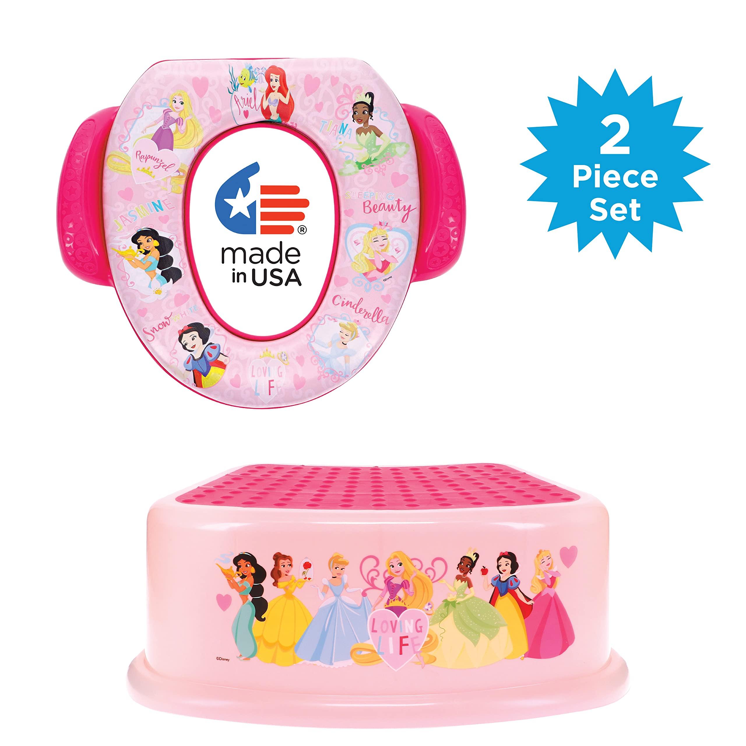 Disney Disney Princess "Loving Life" 2 Piece Essential Potty Training Set - Soft Cushion & Princess "Loving Life" Folding Potty Seat - Travel Potty Training Seat