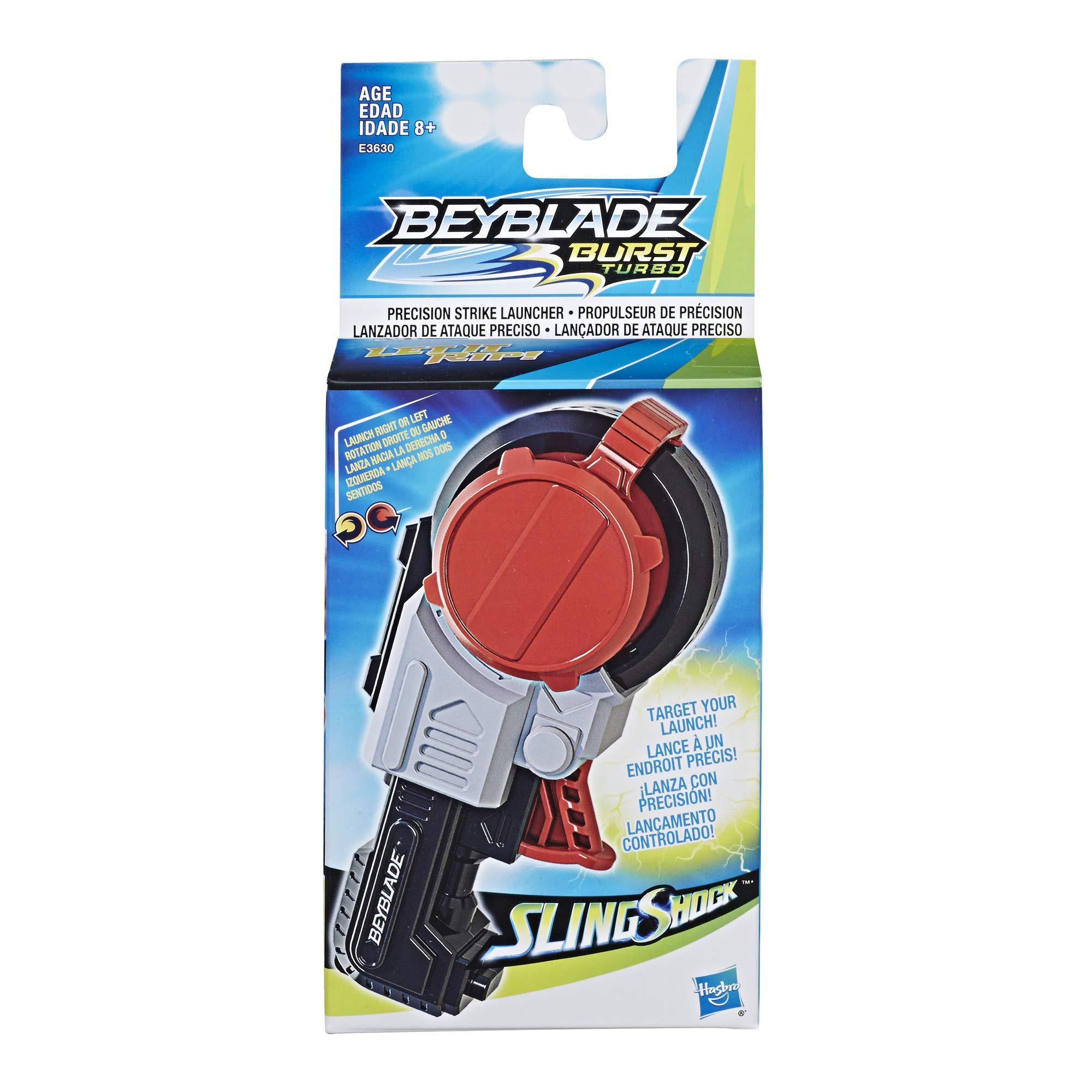 BEYBLADE BEYBLADE E3630 Burst Turbo Slingshock Precision Strike Launcher Compatible with Right/Left-Spin Tops, Age 8+