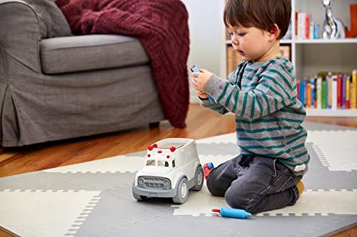 Green Toys Green Toys Ambulance & Doctor's Kit, Red/Blue - 10 Piece Pretend Play, Motor Skills, Language & Communication Kids Role Play Toy. No BPA, phthalates,PVC, Dishwasher Safe,Recycled Plastic, Made in USA