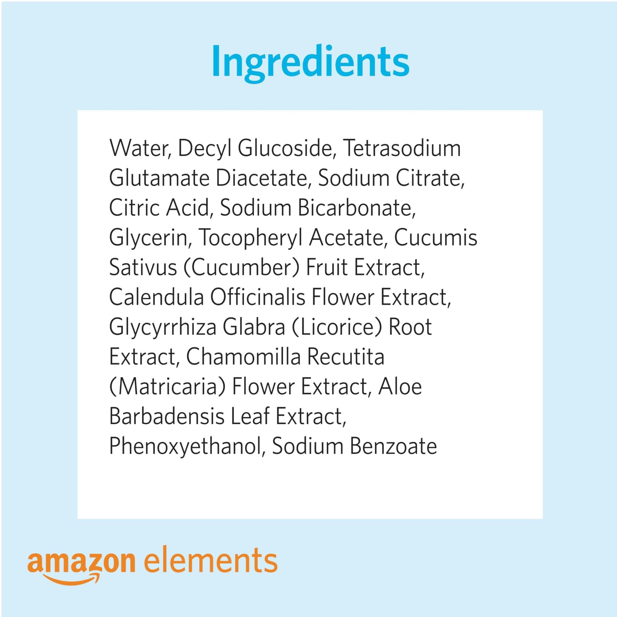 Amazon Elements Amazon Elements Baby Wipes, Unscented, 810 Count, Flip-Top Packs