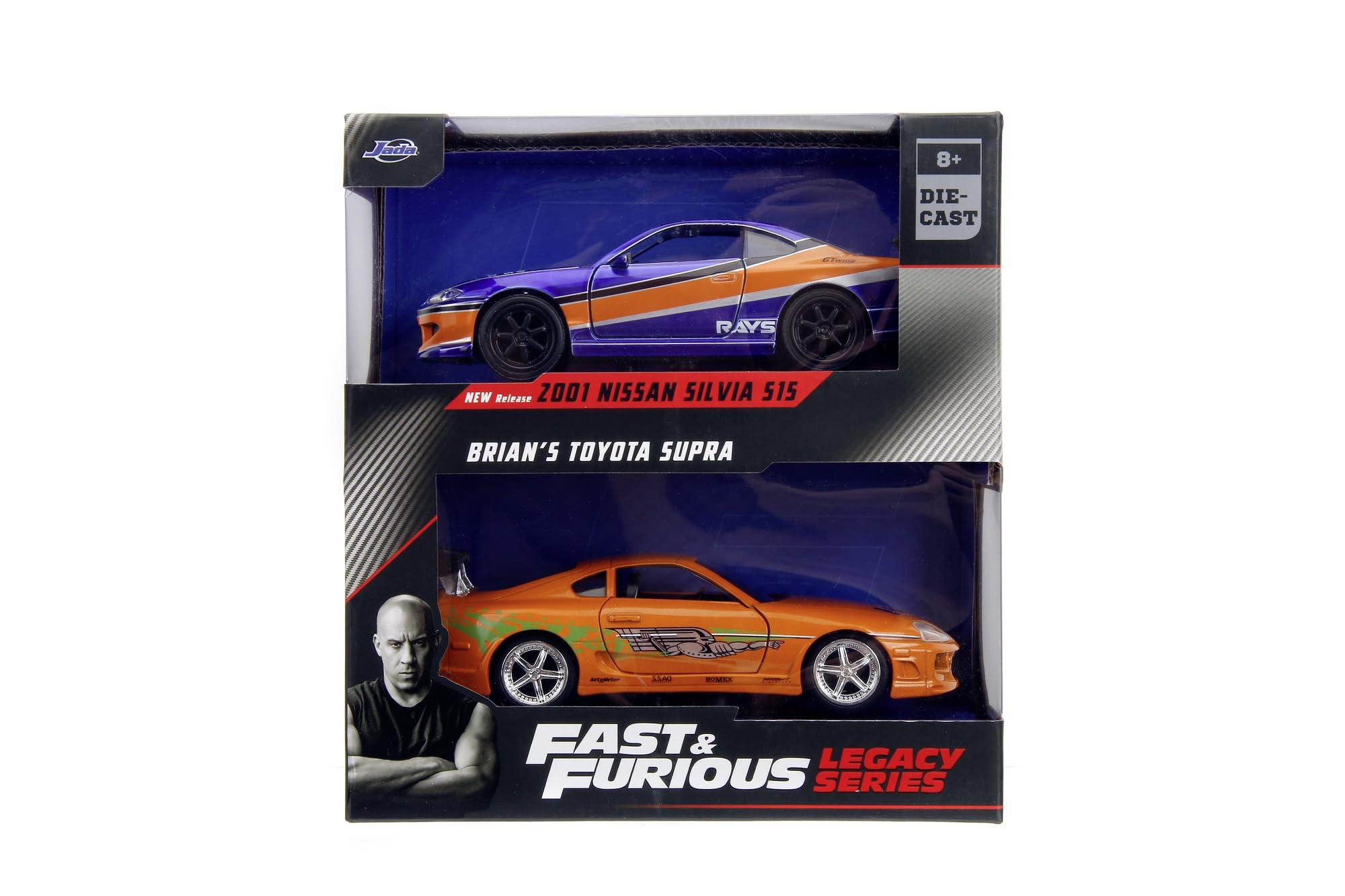 Jada Toys Jada Toys Fast & Furious Twin Pack 1:32 Wave 3/2 Toy Car Model Car Playset