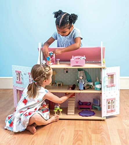 Le Toy Van Le Toy Van - Iconic Sophie's Large Wooden Doll House | Dream House Wooden Dolls House Play Set | Great As A Gift | Suitable for Ages 3+