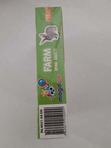 magdum 16 Fridge Magnets for Toddlers Magdum - Farm Photo Kids Magnets for Fridge - Toddler Magnets for Refrigerator - Magnetic Animals - Fridge Magnets for Kids - Animal Magnets - Toddler Fridge Magnets