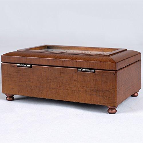 Cottage Garden Cottage Garden Love My Yorkie Rich Woodgrain Finish Petite Jewelry Music Box - Plays Song Wonderful World