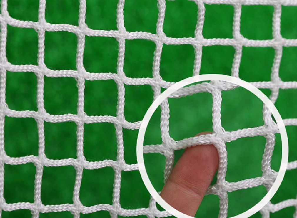 LGLFDJ White Safety Net for Stairs, Polyester Knotless Net for Balcony Guardrail, Stairway Railing Protective Netting for Pet Toy Anti-Fall, Kids Protection Net(Size:1.5M2M(5FT6.5FT),Color:White)