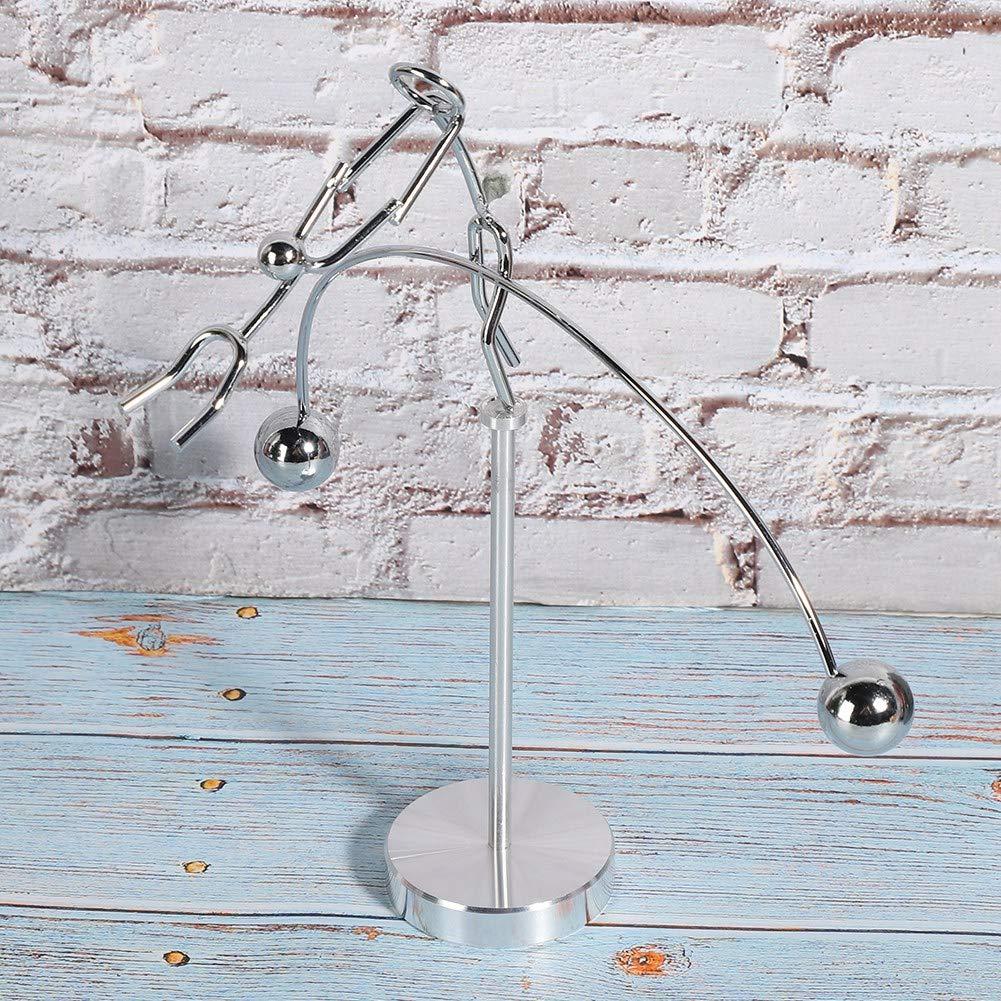 HFEHSKJ HFEHSKJ Metal Balance Toy, 2 People Dancing Kinetic Art Balance Toy, Mini Physics Balancing Tumbler Toy Decor Balancing Decompressive Science Psychology Home Offic