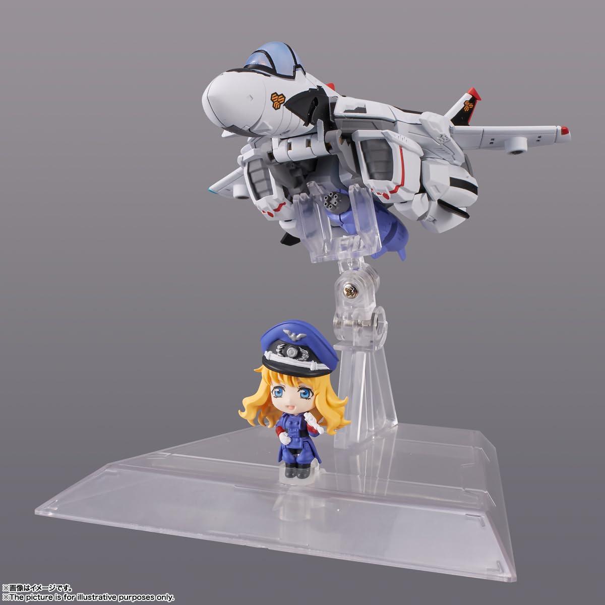 TAMASHII NATIONS Tamashii Nations - Macross Frontier - VF-25F Messiah Valkyrie (Alto Use) with Sheryl, Bandai Spirits Tiny Session