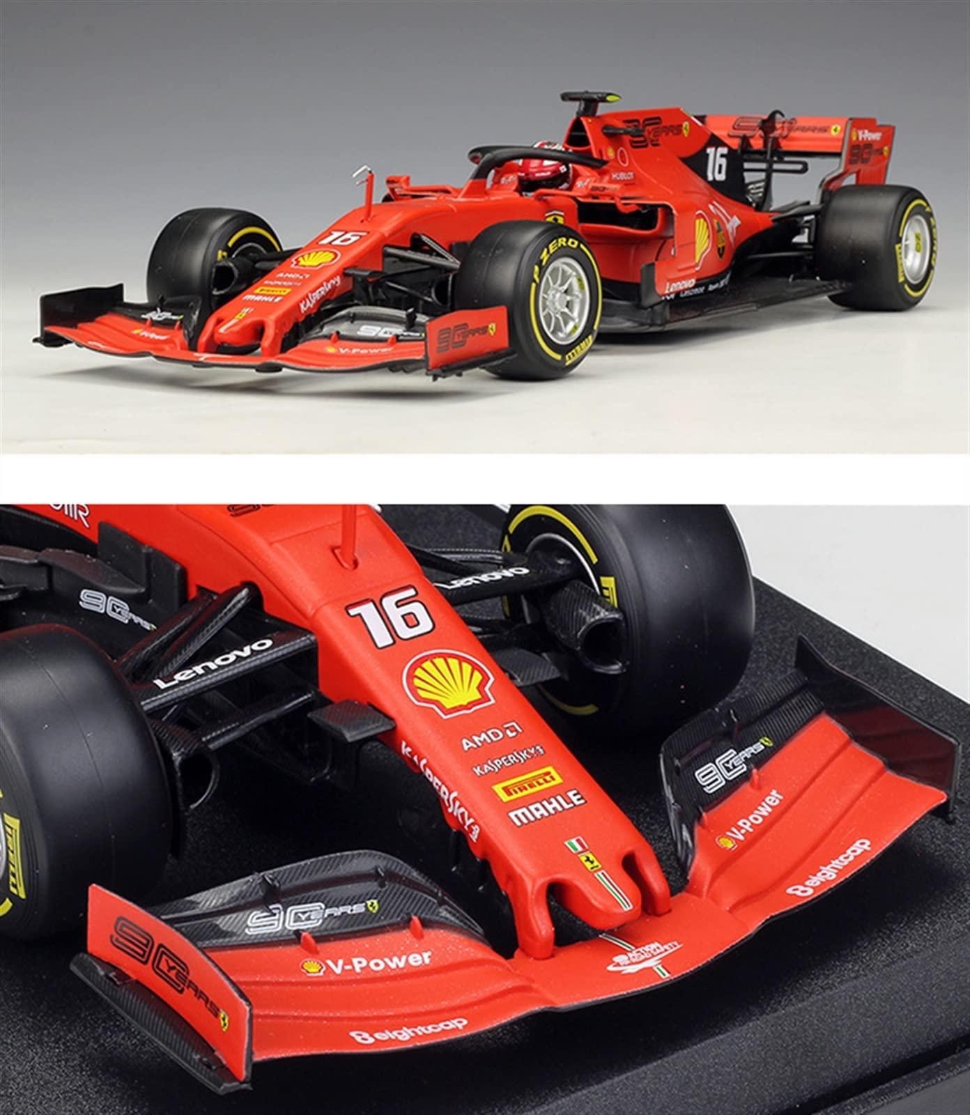 SWITC SWITC Treasureable Alloy Vehicle Model for 2019 Metal Ferrari F1 Car Formula One SF71H/90 Alloy Toy Car 1 18 Festive Deluxe Gift (Color : G)