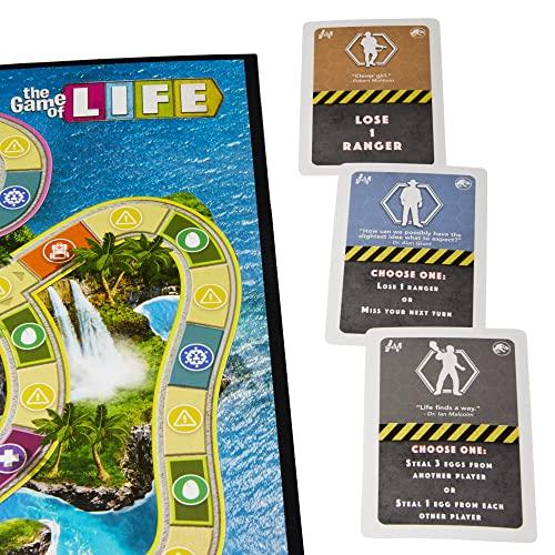 Hasbro Gaming Hasbro Gaming The Game of Life Jurassic Park Edition, Family Board Game for Kids Ages 8 and Up, Inspired by The Original Hit Movie