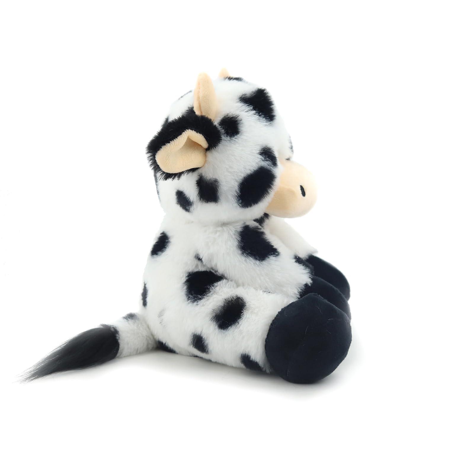Injoy Group Generic Injoy Group 9Milk Cow Soft Stuffed Plushie Toys,Cute Cattle Toys Lifelike Stuffed Animal for Children Kids, White and Black